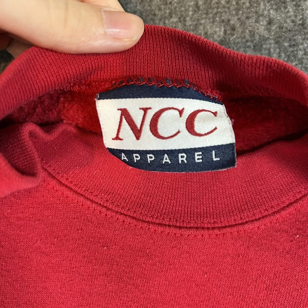 Vintage Nebraska Cornhuskers Sweatshirt Mens Medium Large NCC Football‎ Sweater
